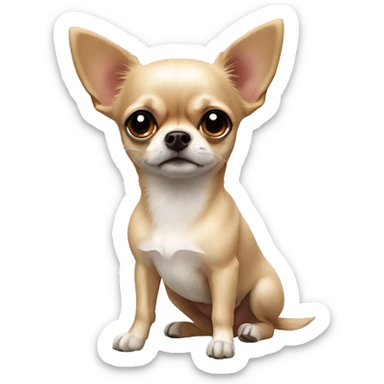 Mix chihuahua and pekinese  sticker