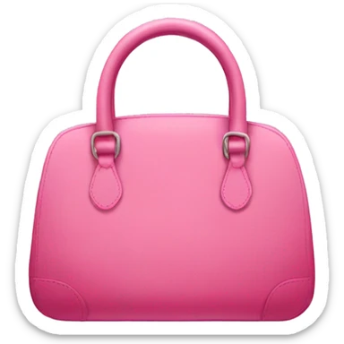 Pink handbag sticker