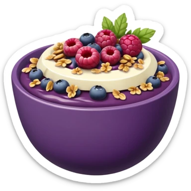 Açaí bowl sticker