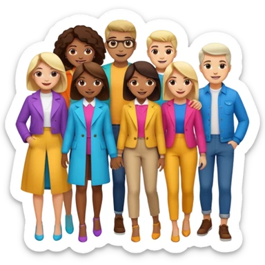 Create an emoji for the group named The BOYz sticker