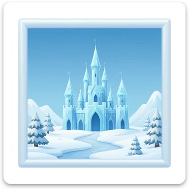 ice castle sticker
