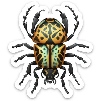 Beetle sticker