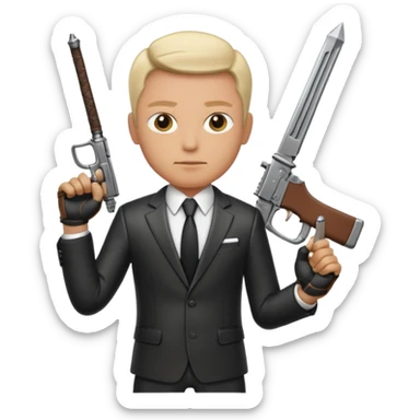 Boss with a prada weapon sticker