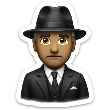 mafia boss sticker