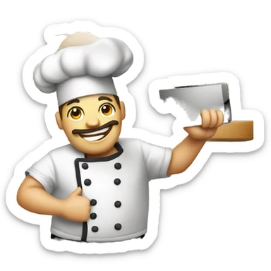chef take a photo sticker