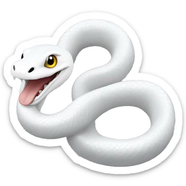 White Snake sticker