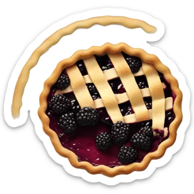 Blackberry pie  sticker