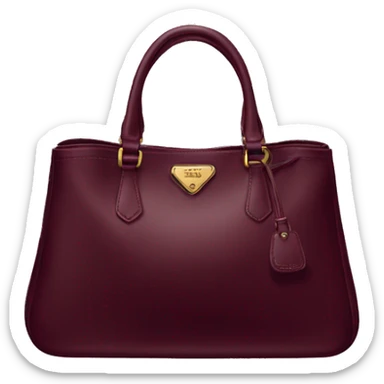 maroon prada bag sticker