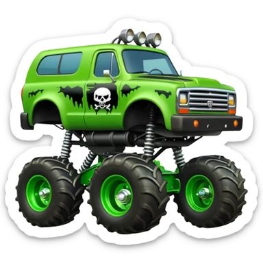 Grave Digger best view  sticker