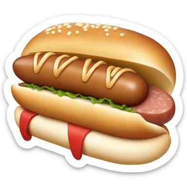 czech hotdog sticker