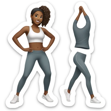 coquette girl pilates sticker