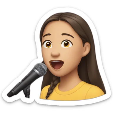 olivia rodrigo singing sticker