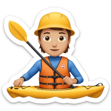 Kayaking sticker