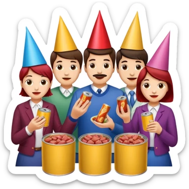 SPAM CANNED MEAT CORPORATE SUMMER KICKOFF PARTY sticker