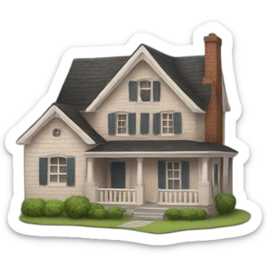 house, where as emoji means cursed sticker