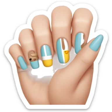 manicure argentina sticker