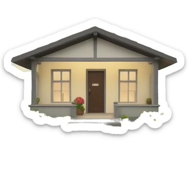 Bungalow  sticker