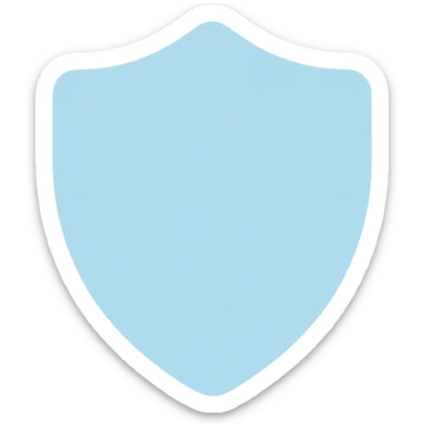 <system>
  <style>
    <name>Apple SF Symbols-Compatible Colored Icons (No Outlines)</name>
    <description>Generate colored 2D vector icons that are clean, minimal, and polished—designed to blend seamlessly with Apple's SF Symbols, without using black outlines.</description>
    <rules>
      <color>
        <palette>Soft, modern system-like colors (e.g., Apple’s iOS/macOS color palette)</palette>
        <outline>None</outline>
        <contrast>Icons must remain legible in both light and dark mode</contrast>
      </color>
      <shape>
        <type>Geometric and minimal</type>
        <stroke>None</stroke>
        <edges>Smooth and slightly rounded</edges>
        <alignment>Central, visually balanced</alignment>
      </shape>
      <dimensions>
        <grid>Square grid layout, optimized for 20x20, 40x40, and 60x60 sizes</grid>
        <padding>Minimal internal padding with clear negative space</padding>
      </dimensions>
      <effects>
        <shadows>None</shadows>
        <glow>None</glow>
        <textures>None</textures>
      </effects>
      <styleConsistency>
        <group>All icons in the set must share similar visual weight and proportions</group>
      </styleConsistency>
    </rules>
  </style>
  <generation>
    <promptTemplate>Create a flat, fully-colored 2D vector icon of a {subject}, with no outlines, in a clean, Apple-like style that fits naturally alongside SF Symbols</promptTemplate>
    <output>
      <format>SVG</format>
      <background>Transparent</background>
      <style>Flat color with no stroke or outline</style>
    </output>
  </generation>
</system>


{subject} = shield sticker