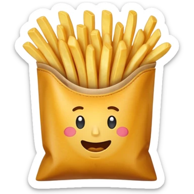 put the fries in the bag sticker