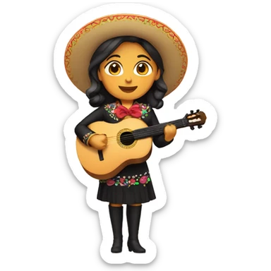 MARIACHI MUJER sticker