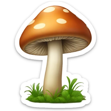 mushroom sticker