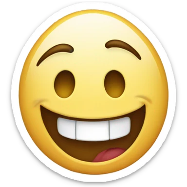 laughing in tear sticker