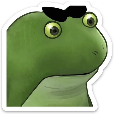 afro with bleach spot sticker