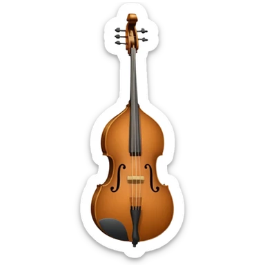 upright bass sticker
