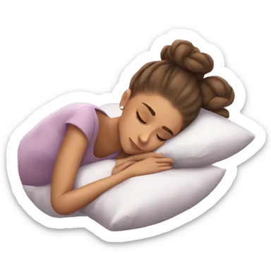 Ariana Grande sleeping sticker