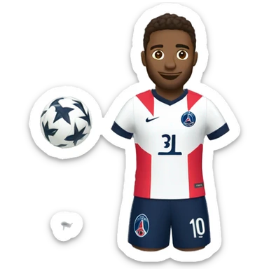 le psg vainqeur de la ligue des champions sticker