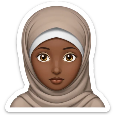 Somali girl  sticker