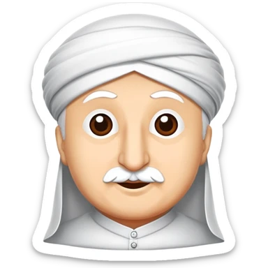 Birisini gösteren şapkalı gülen emoji sticker