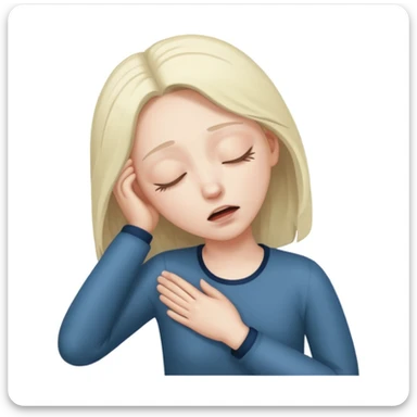  dramatic fainting sticker