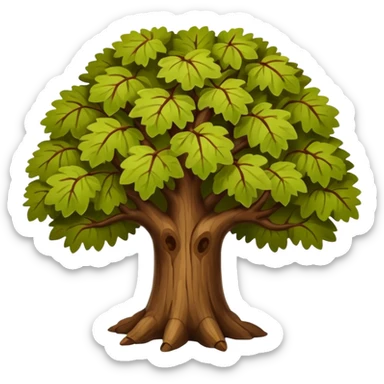 walnut tree sticker