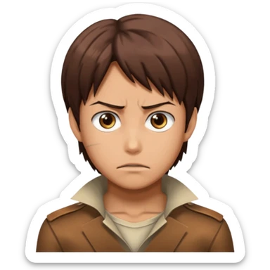 Eren Yeager from attack on titan sticker