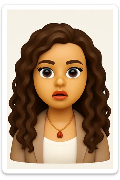 A 3D Apple-style emoji version of the uploaded image, preserving its colors, shapes, textures, and overall design, simplified into emoji form while keeping key details recognizable. Smooth glossy finish, soft shadows, high-quality render, minimal background sticker