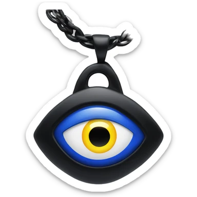 Evil-eye necklace  sticker