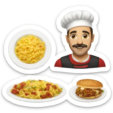 Daddy Georgian food sticker