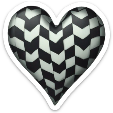 Beetlejuice heart sticker