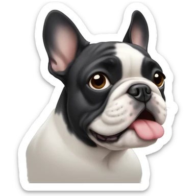 French bulldog sticker