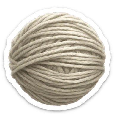a ball of thread sticker