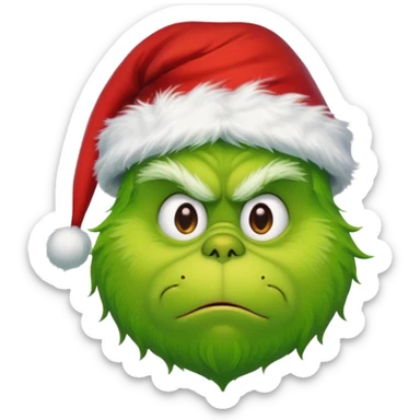Grinch sticker