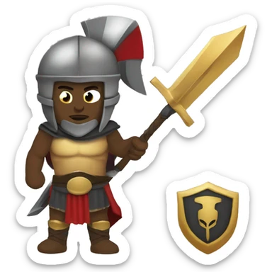 spartan warrior male rpg sticker