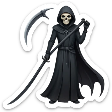 Shadow Scythe for grim reaper sticker