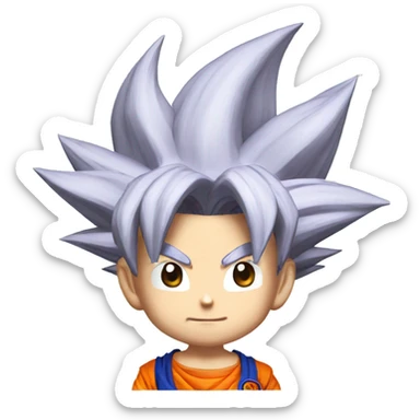Goku from dragon ball z  sticker