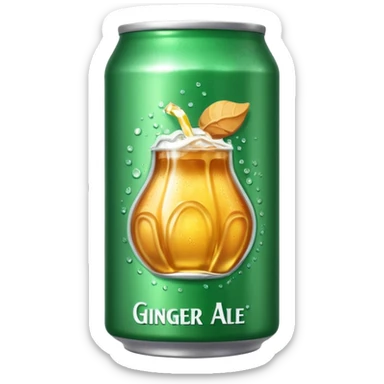 ginger ale can sticker
