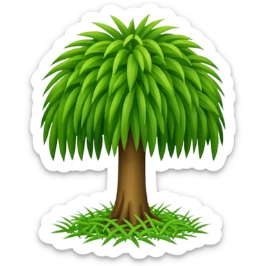 Draw me a rice tree emoji sticker