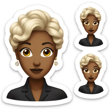  Classy, bougie, black woman sticker