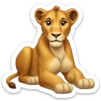 Nala du roi lion sticker
