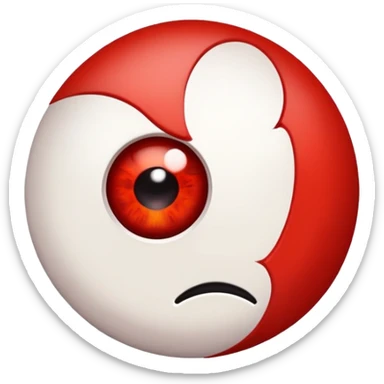 Make one Twitchy eye sticker